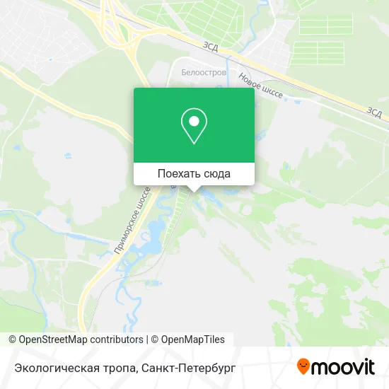 Карта Экологическая тропа