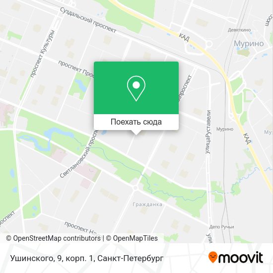 Карта Ушинского, 9, корп. 1