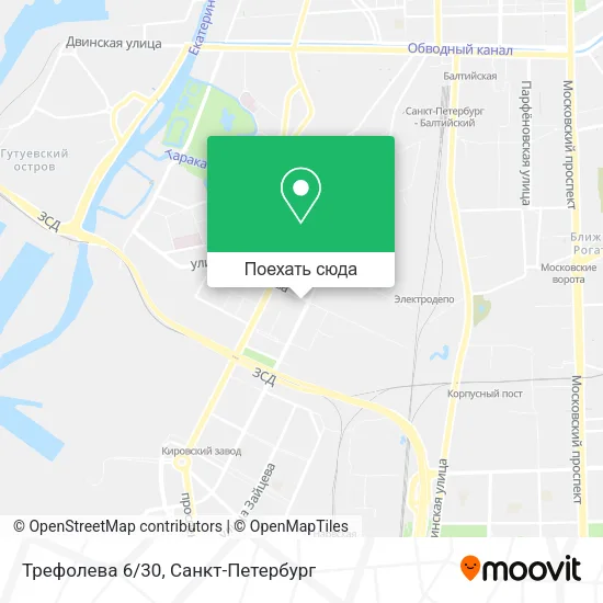 Карта Трефолева 6/30