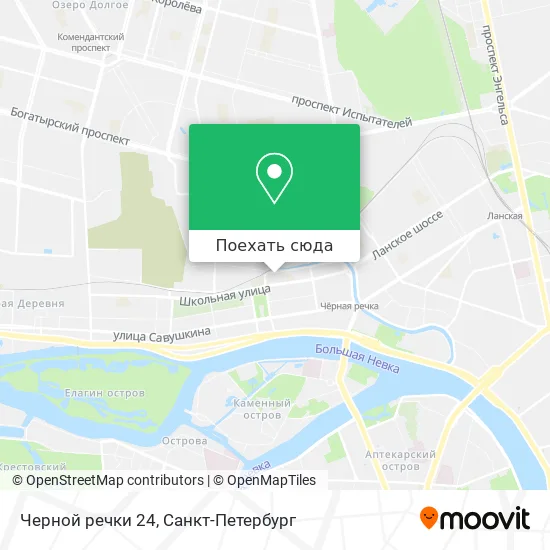 Карта Черной речки 24