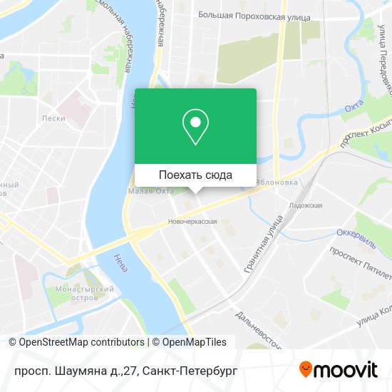 Карта просп. Шаумяна д.,27