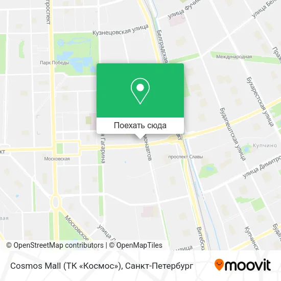 Карта Cosmos Mall (ТК «Космос»)
