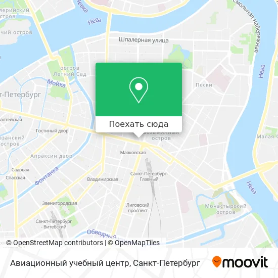 Карта Авиационный учебный центр