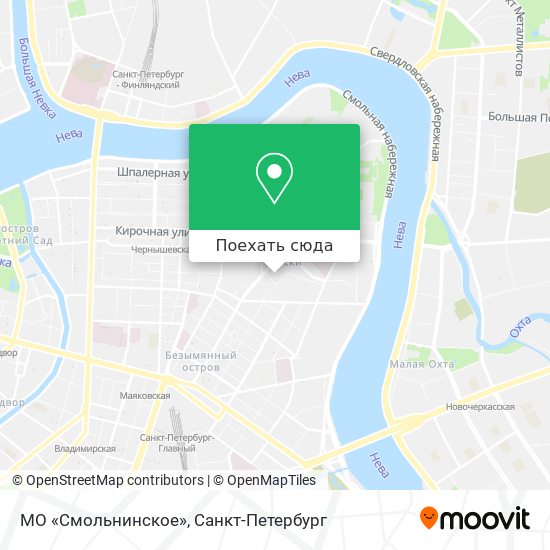Карта МО «Смольнинское»