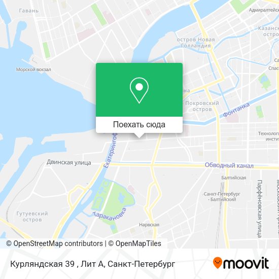 Карта Курляндская 39 , Лит А