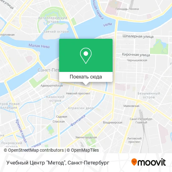 Карта Учебный Центр "Метод"