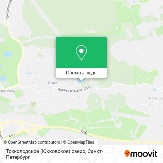 Карта Тохколодское (Юкковское) озеро