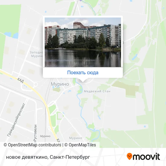 Карта новое девяткино