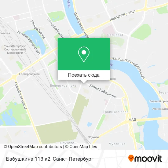 Карта Бабушкина 113 к2