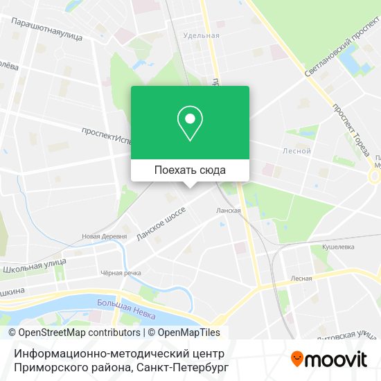 Карта Информационно-методический центр Приморского района