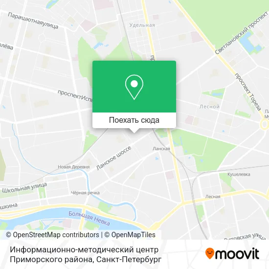 Карта Информационно-методический центр Приморского района