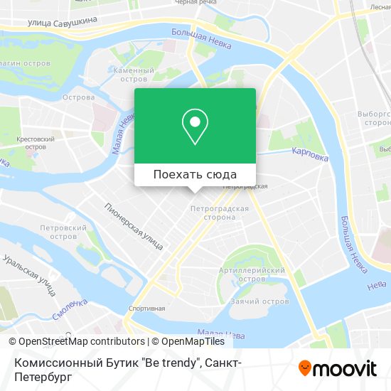 Карта Комиссионный Бутик "Be trendy"
