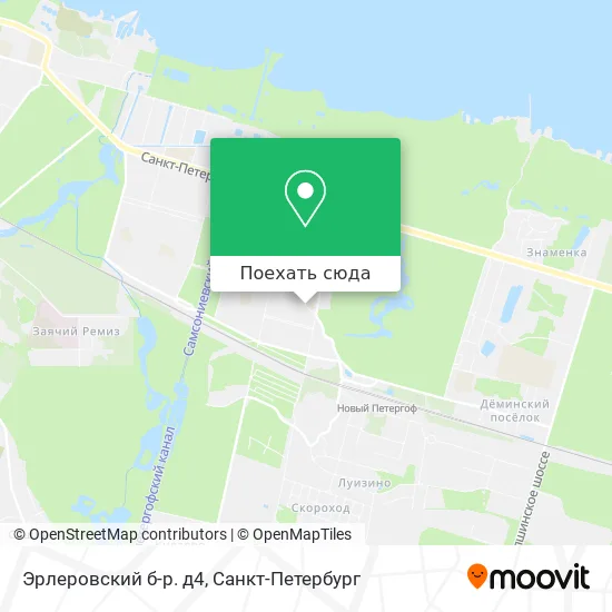 Карта Эрлеровский б-р. д4