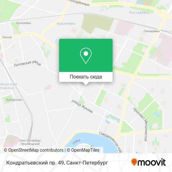 Карта Кондратьевский пр. 49