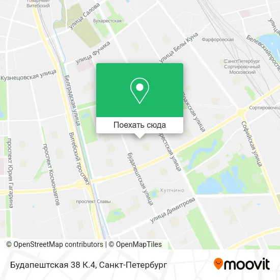 Карта Будапештская 38 К.4