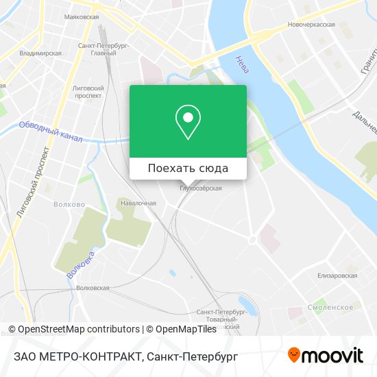 Карта ЗАО МЕТРО-КОНТРАКТ