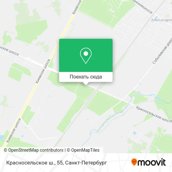 Карта Красносельское ш., 55