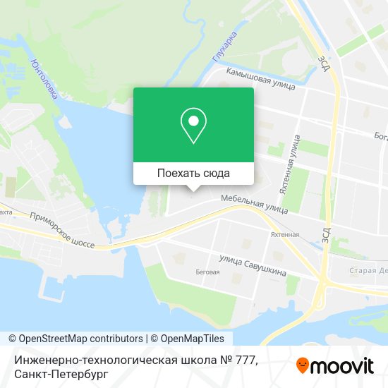 Карта Инженерно-технологическая школа № 777
