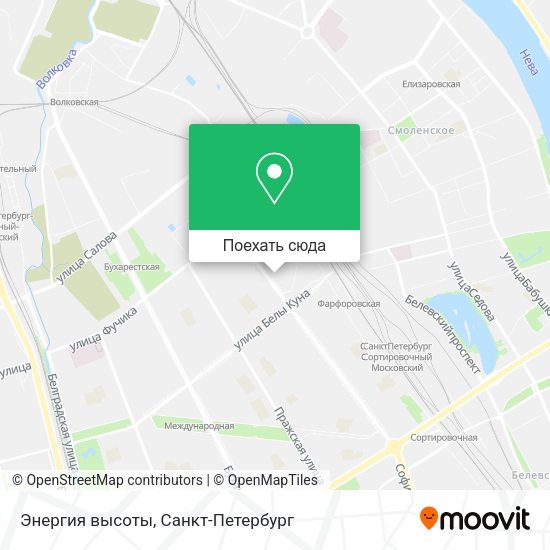 Карта Энергия высоты