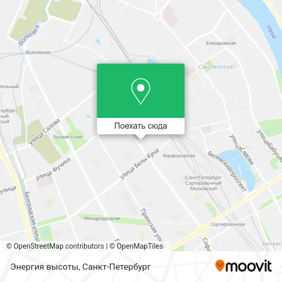 Карта Энергия высоты