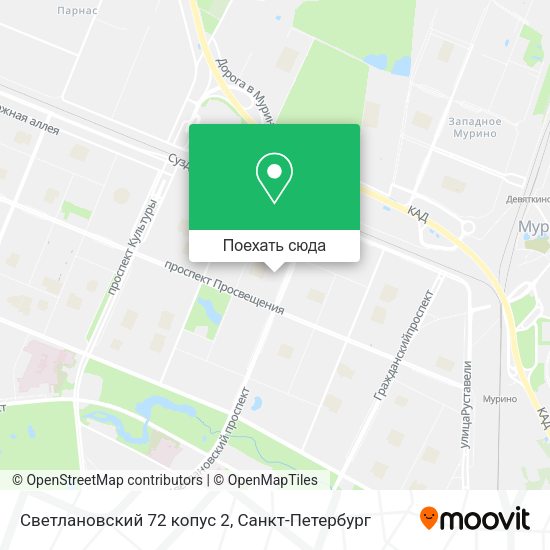 Карта Светлановский 72 копус 2