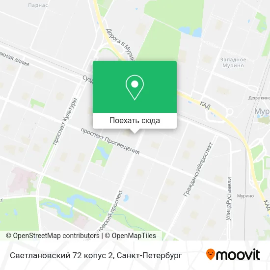 Карта Светлановский 72 копус 2
