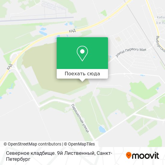 Карта северного кладбища спб