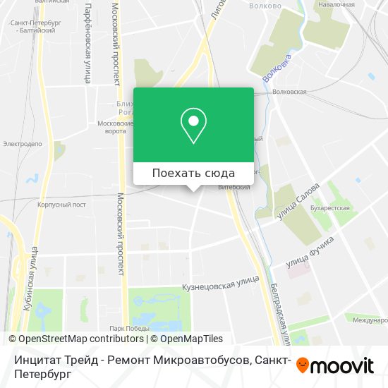 Карта Инцитат Трейд - Ремонт Микроавтобусов