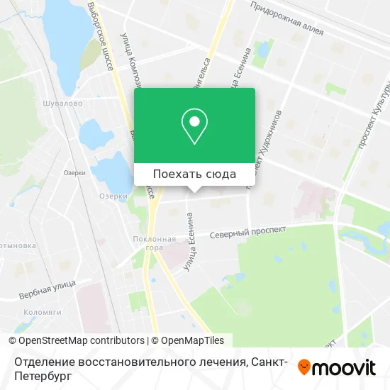 Карта Отделение восстановительного лечения