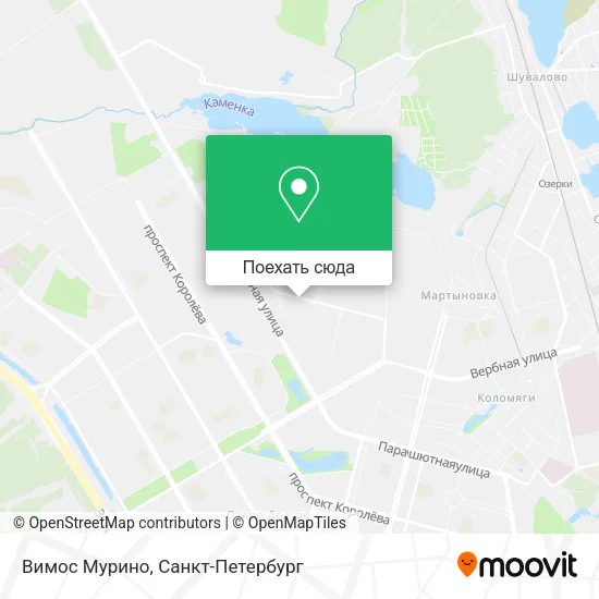 Карта Вимос Мурино