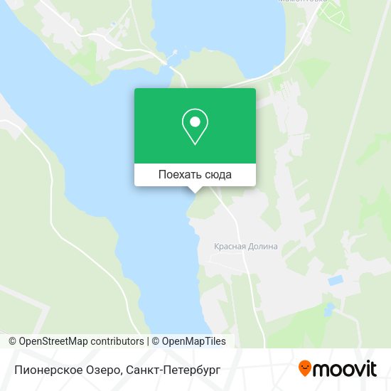 Карта Пионерское Озеро