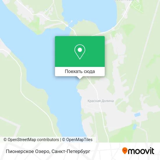 Карта Пионерское Озеро