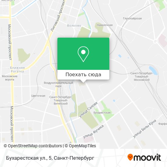 Карта Бухарестская ул., 5