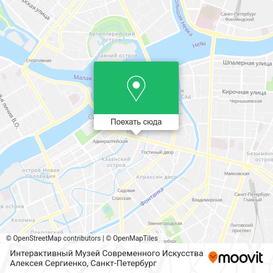 Карта Интерактивный Музей Современного Искусства Алексея Сергиенко