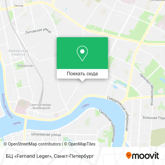 Карта БЦ «Fernand Leger»