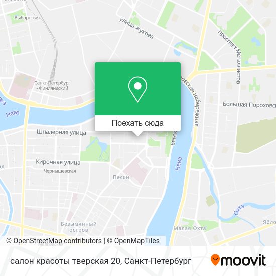 Карта салон красоты тверская 20