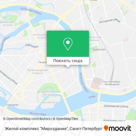 Карта Жилой комплекс "Мироздание"