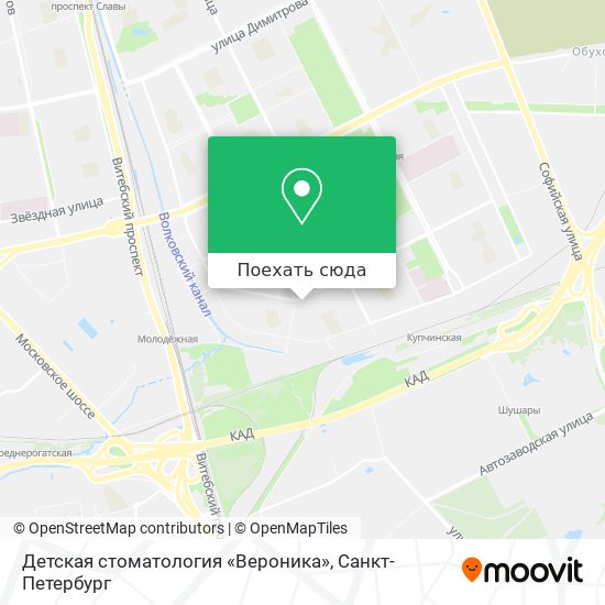 Карта Детская стоматология «Вероника»