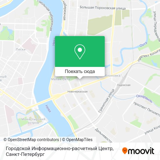 Карта Городской Информационно-расчетный Центр