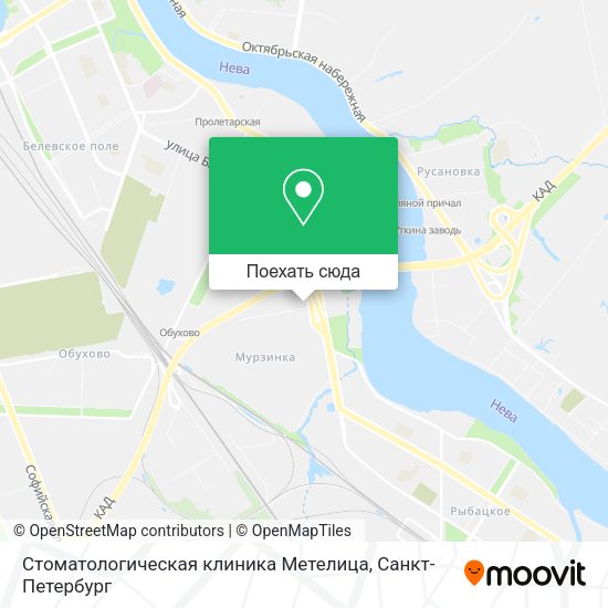 Карта Стоматологическая клиника Метелица