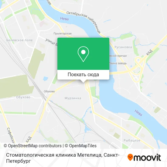 Карта Стоматологическая клиника Метелица