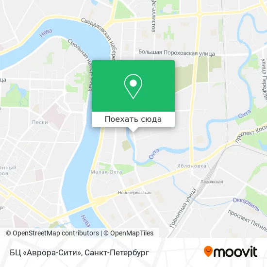 Карта БЦ «Аврора-Сити»