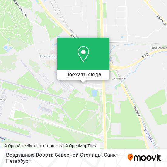 Карта Воздушные Ворота Северной Столицы