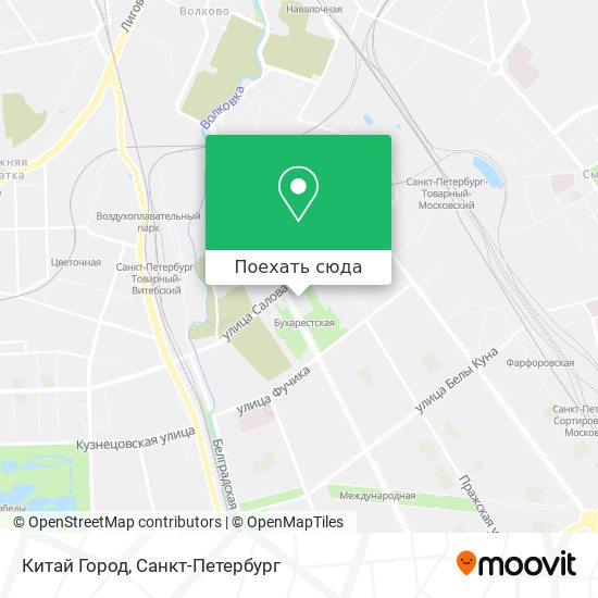 Карта Китай Город
