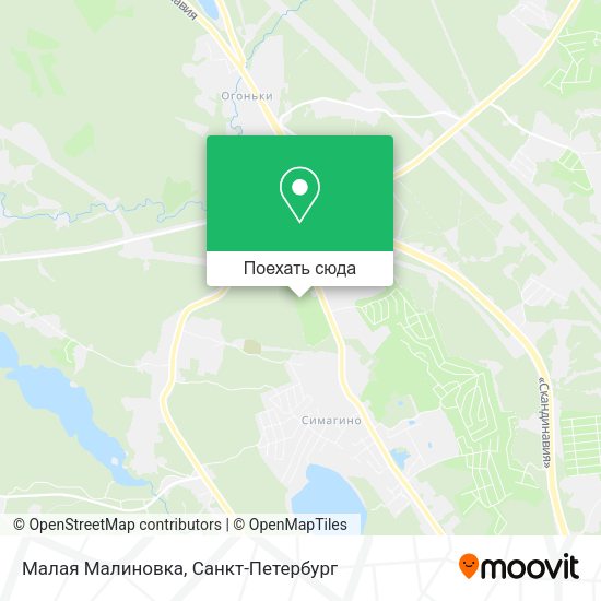 Карта Малая Малиновка