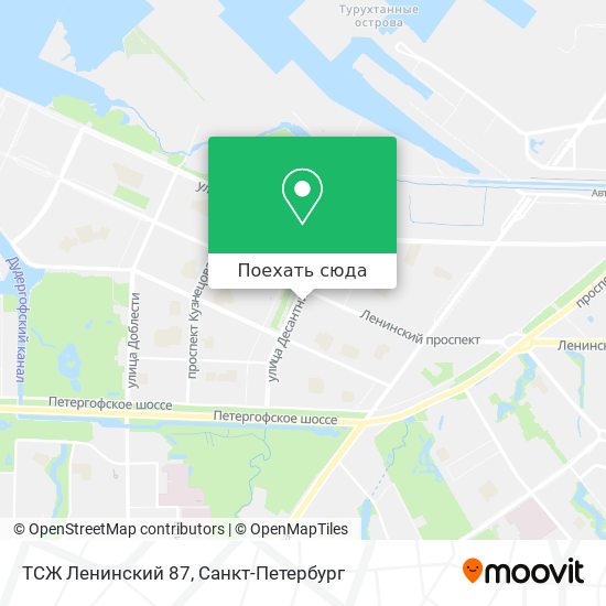 Карта ТСЖ Ленинский 87