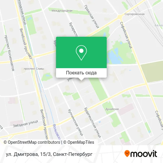Карта ул. Дмитрова, 15/3