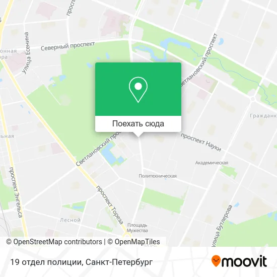 Карта 19 отдел полиции