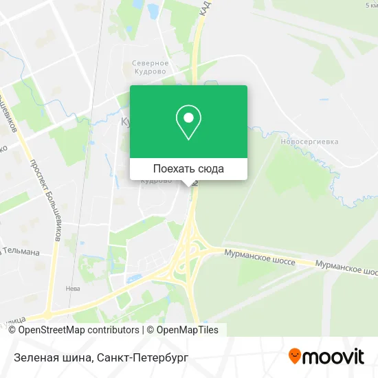 Карта Зеленая шина
