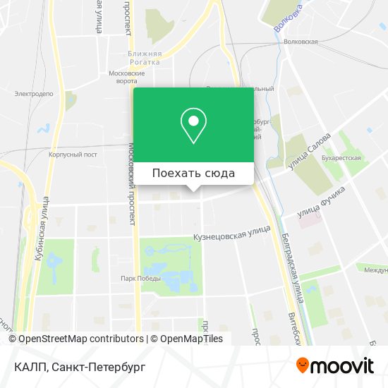 Карта КАЛП